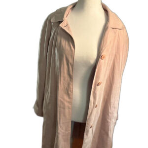 Vtg. London Fog Women's Lightweight Trench Coat Lavender Size M